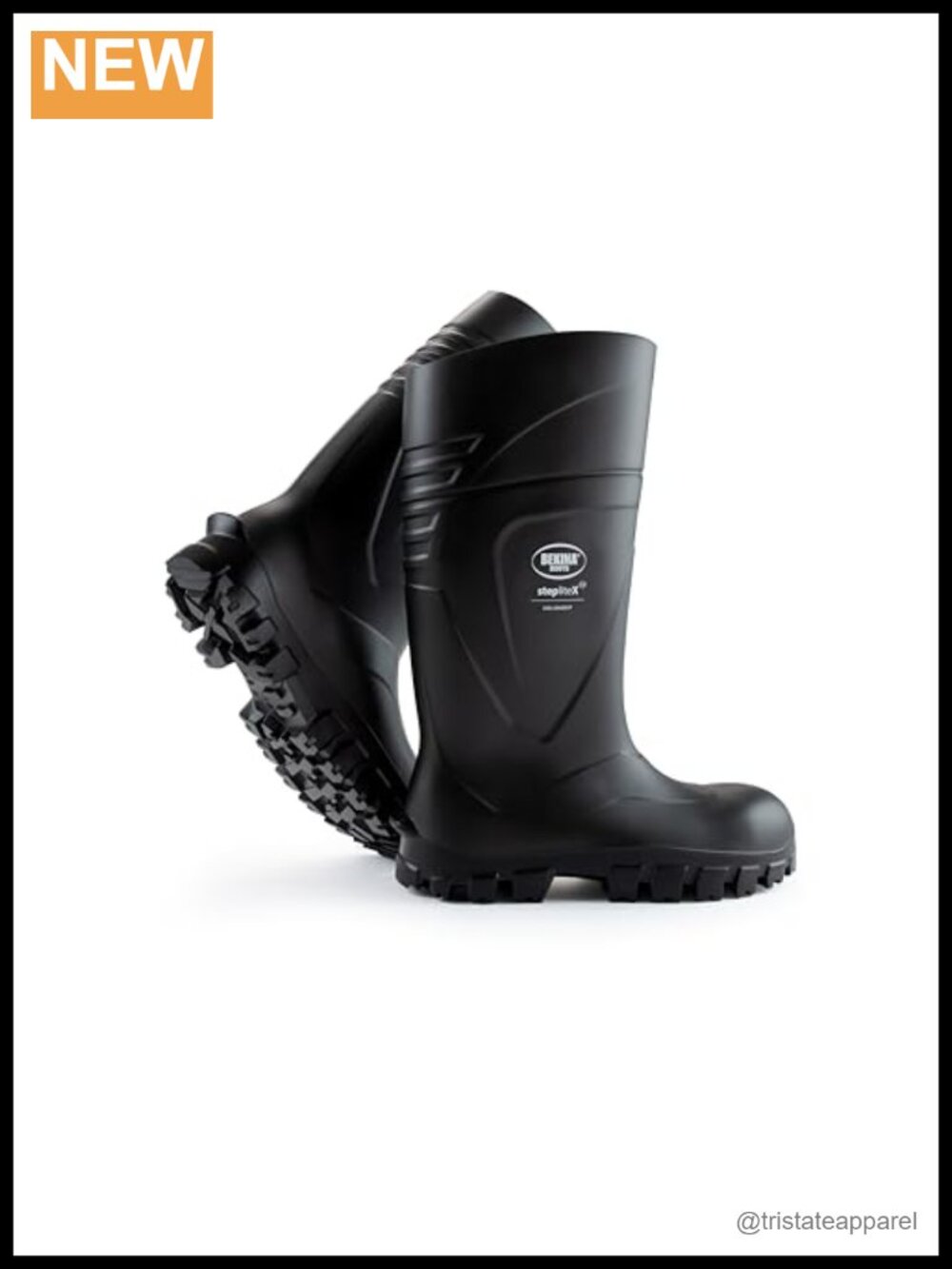 Waterproof Slip-On Work Boots SRC Slip Resistant Thermal Insulated Rain Boots
